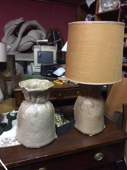 Lampada con baseforma sacchetto +Vaso sacchetto