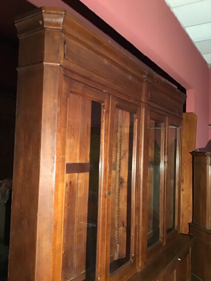 Antica librerie in  rovere del '800 - immagine 4