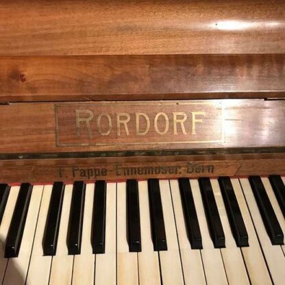 Pianoforte antico verticale noce - immagine 6