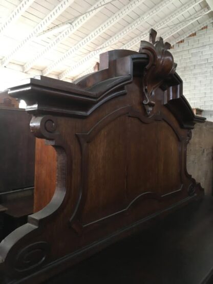 Credenza con alzata in noce fine ‘800 - immagine 7