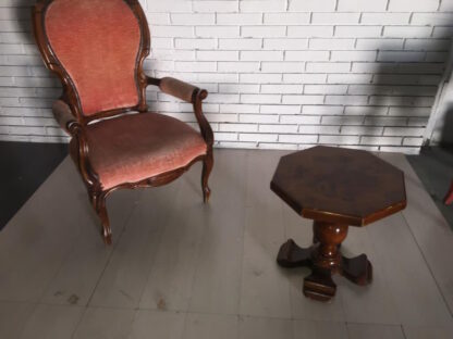 Poltrona per salotto in stile Luigi Filippo - immagine 4