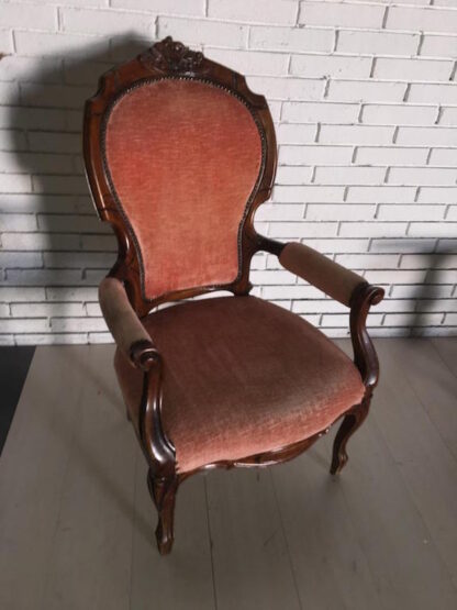 Poltrona per salotto in stile Luigi Filippo