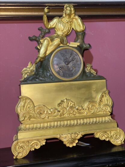 Orologio in bronzo  dorato Epoca ‘800 - immagine 4