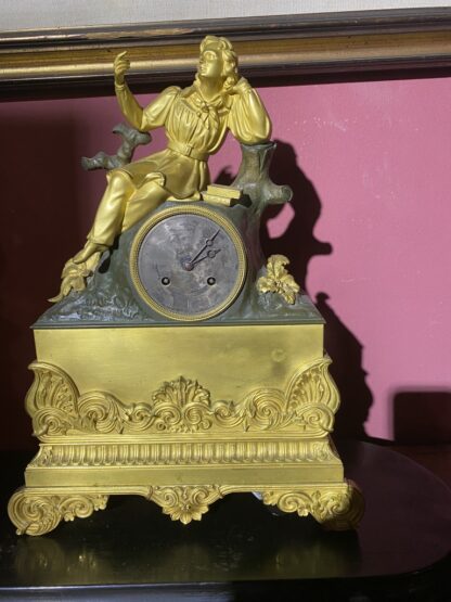 Orologio in bronzo  dorato Epoca ‘800 - immagine 8