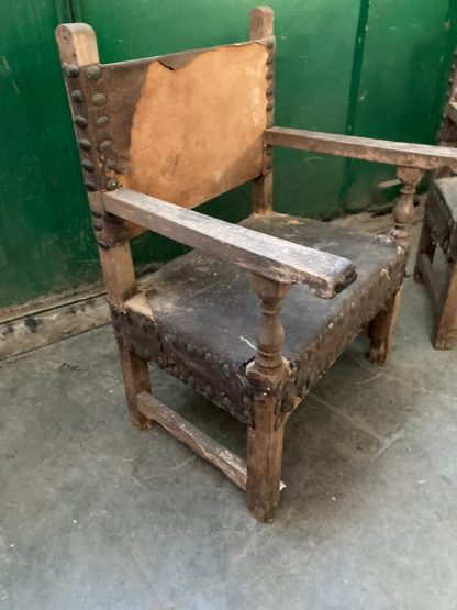 Antica coppia poltrone del '700 - immagine 3
