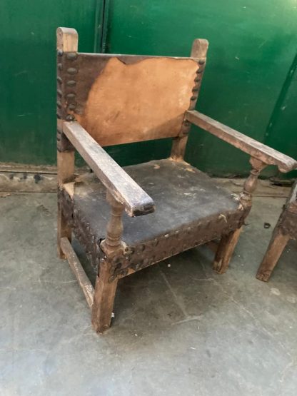 Antica coppia poltrone del '700 - immagine 4