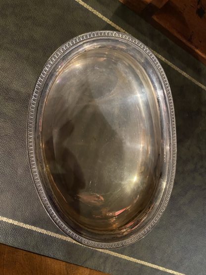 Centrotavola stile Impero  in argento  con piedini - immagine 3