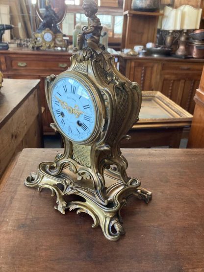 Orologio in bronzo  di epoca Luigi XV - immagine 2