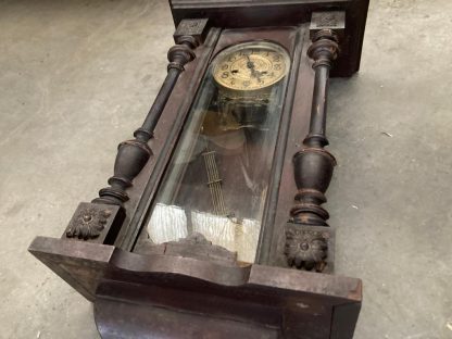 ANTICO OROLOGIO A PENDOLO CON CIMASA - immagine 4