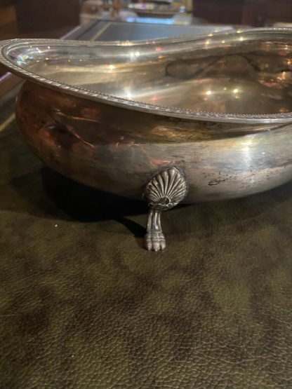 Centrotavola stile Impero  in argento  con piedini - immagine 4