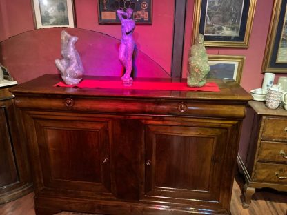 Grande Credenza Antica Cappuccina in Noce - immagine 5