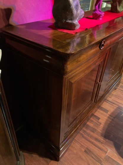 Grande Credenza Antica Cappuccina in Noce - immagine 4