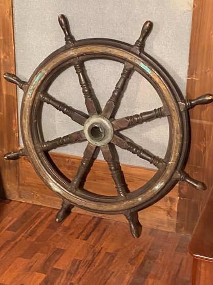 Ruota di Timone Originale della prima metà del 900 - immagine 6
