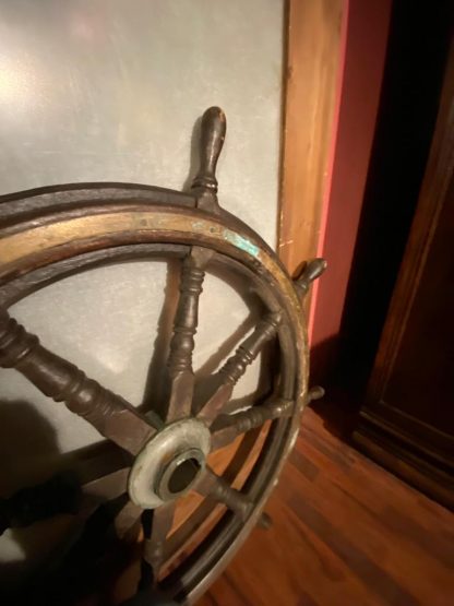 Ruota di Timone Originale della prima metà del 900 - immagine 5