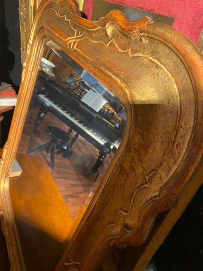 Antica specchiera a vassoio in oro foglia - immagine 4