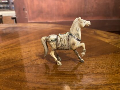 MINIATURE  DI CAVALLI  DIPINTE A MANO IN OSSO PERIODO ‘800 - immagine 6
