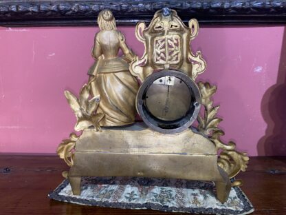 Orologio francese in antimonio dorato - immagine 5