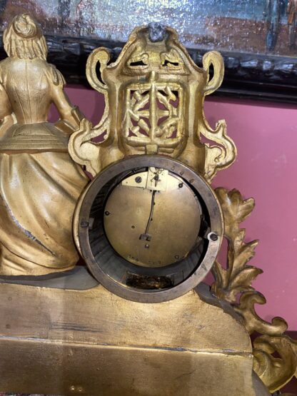 Orologio francese in antimonio dorato - immagine 4