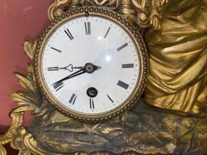 Orologio francese in antimonio dorato - immagine 8