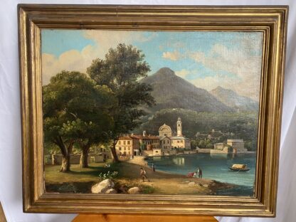 Giuseppe Canella (Verona, 1788 – Firenze, 1847) - " Paesaggio lagunare" - immagine 3