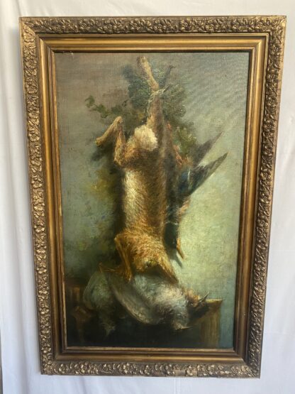 Dipinto olio su tela  "natura morta"   firmato  A.Poloni  e datato 1921 - immagine 2