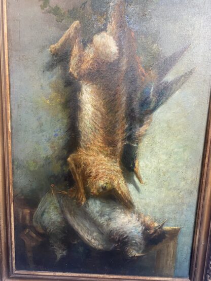 Dipinto olio su tela  "natura morta"   firmato  A.Poloni  e datato 1921 - immagine 5