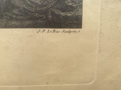 Grande  Stampa " la Festa fiamminga"   metà 1700 - immagine 4