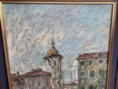 Dipinto  ad olio su tela “ Desenzano"    A.G Firmo - immagine 10