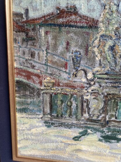Dipinto  ad olio su tela “ Desenzano"    A.G Firmo - immagine 5