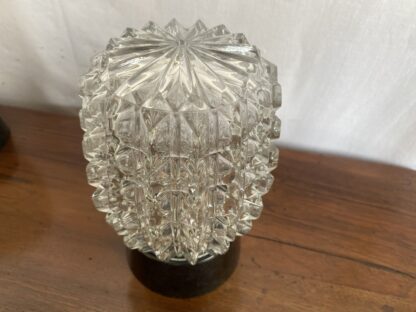 Lampade da soffitto vintage in porcellana nera, anni '50 - immagine 6