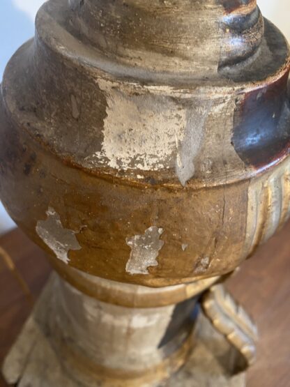 Candelabro d'altare Siciliano della prima metà del XIX secolo - immagine 11