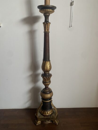 Candelabro d'altare Siciliano della prima metà del XIX secolo