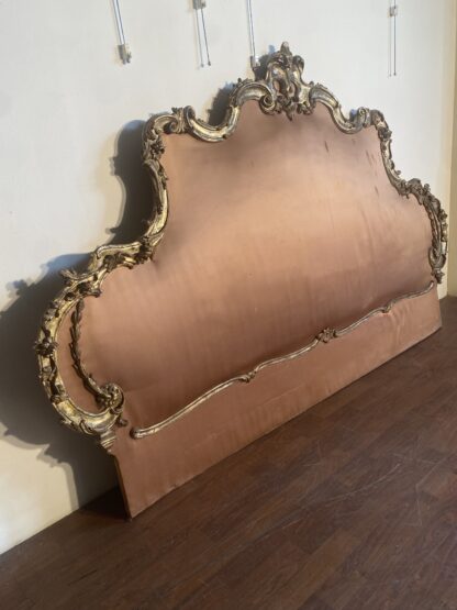 Grande testata  in legno dorato primi ‘900 - immagine 7