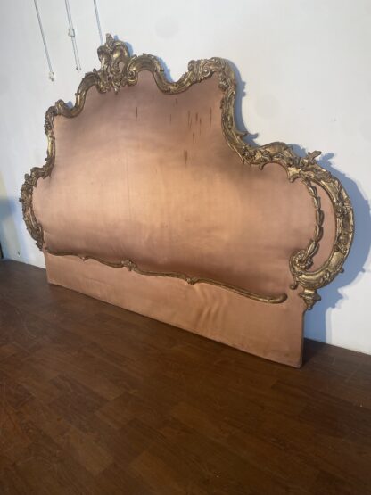 Grande testata  in legno dorato primi ‘900 - immagine 3