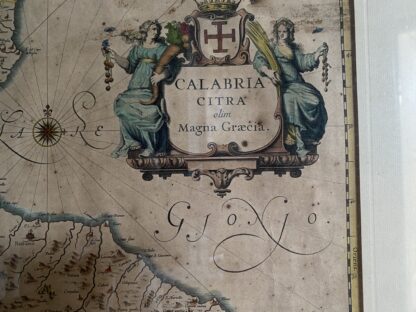 Incisione cartografica ritraente la parte settentrionale della Calabria - immagine 4