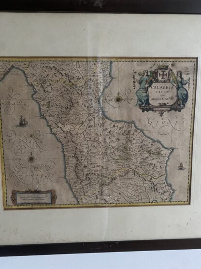 Incisione cartografica ritraente la parte settentrionale della Calabria - immagine 6