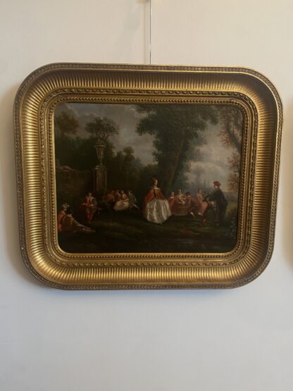 Bellissima coppia di quadri francesi " Scene di genere" di inizio XIX secolo - immagine 10