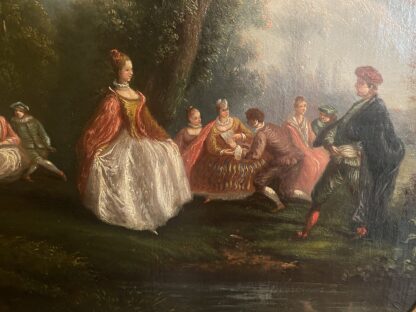 Bellissima coppia di quadri francesi " Scene di genere" di inizio XIX secolo - immagine 8