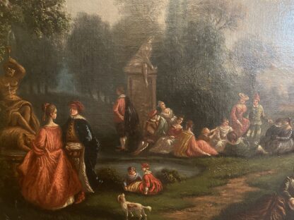 Bellissima coppia di quadri francesi " Scene di genere" di inizio XIX secolo - immagine 2