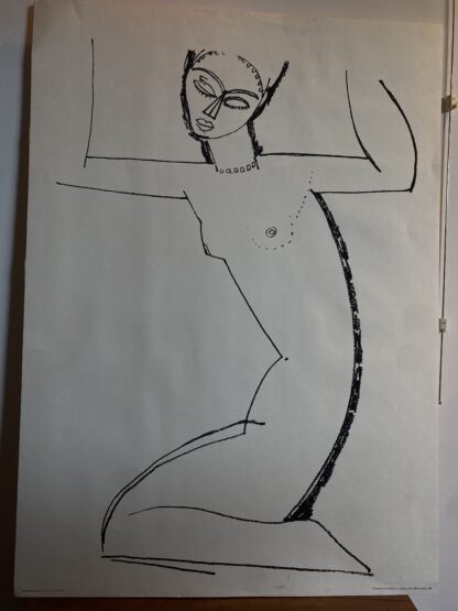 Stampa in edizione limitata "Cariatide" di Modigliani - immagine 3