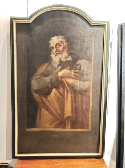 Grande dipinto religioso del XVII secolo,  S. PETRU