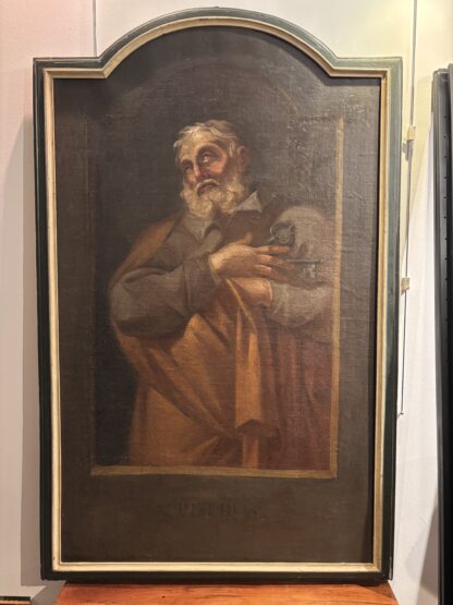 Grande dipinto religioso del XVII secolo,  S. PETRU - immagine 3
