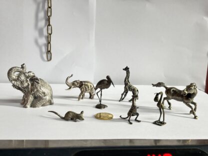 Figure in miniatura in argento