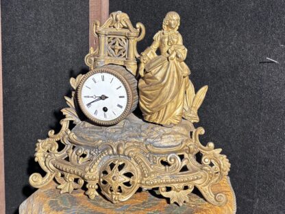 Orologio francese in antimonio fine '800