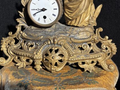 Orologio francese in antimonio fine '800 - immagine 4