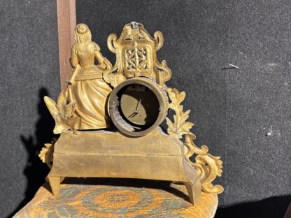 Orologio francese in antimonio fine '800 - immagine 8
