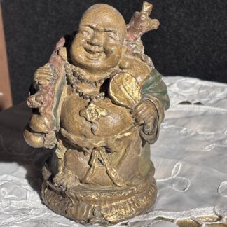 Statuina  in terracotta  "Buddha felice" buona fortuna