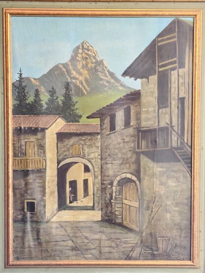 Pietro Leidi (1892 - 1930)  Paesaggio. - immagine 3