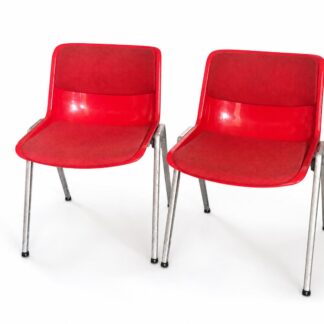 Coppia Sedie Modus di Osvaldo Borsani per Tecno, Design Italiano Vintage