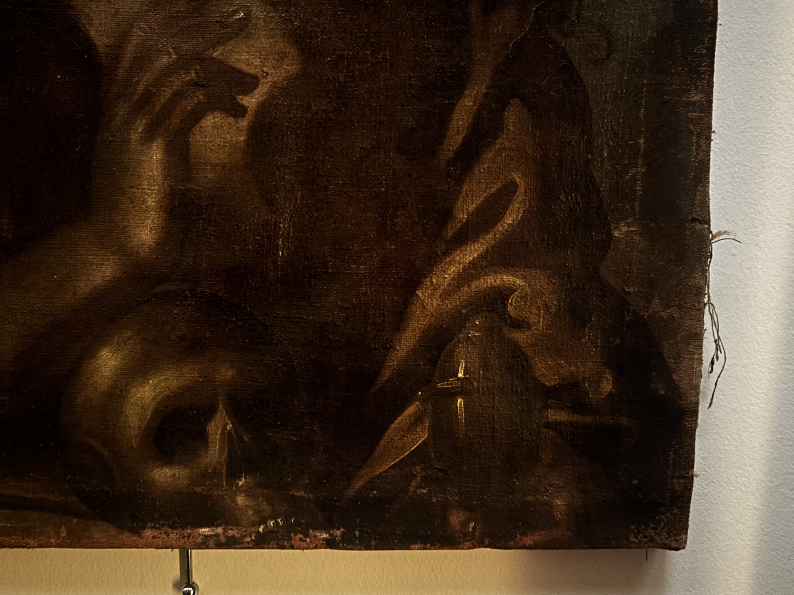 Dipinto antico, olio su tela, Santa Maria Maddalena penitente, del XVII secolo (Seicento). - immagine 2